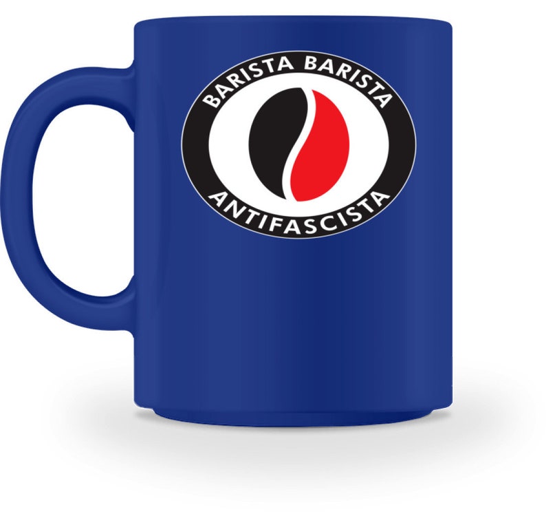 Barista Barista Antifascista Cup Etsy