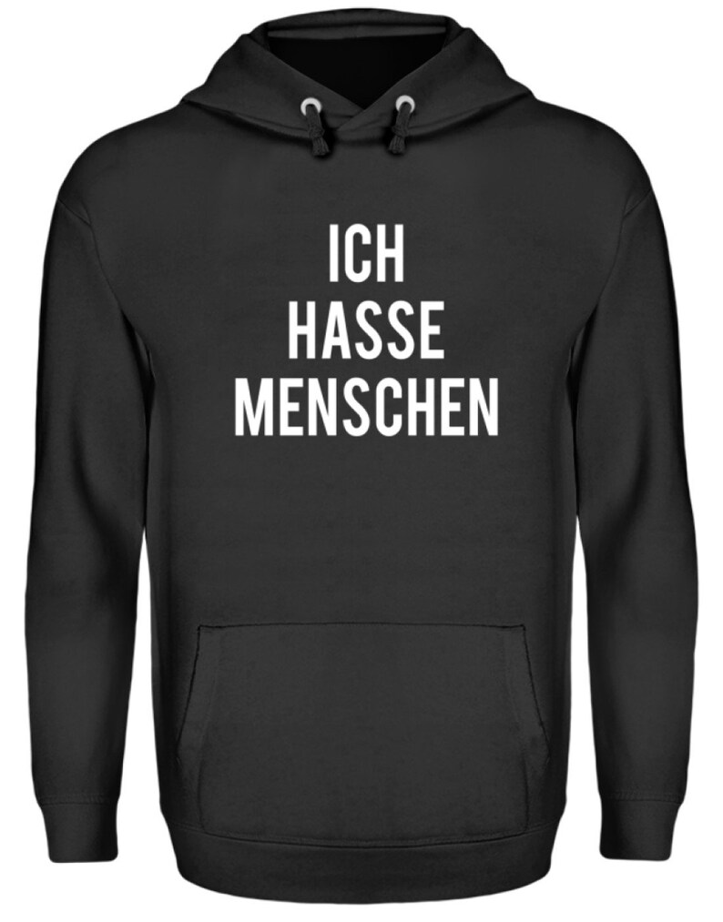 I hate people-unisex hooder