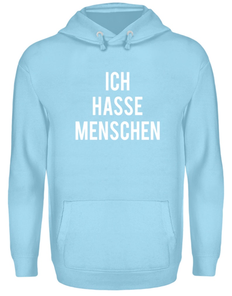 I hate people-unisex hooder