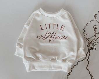 Oversize Sweater Wildflower, Wildblume, Sweatshirt