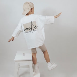 T-Shirt Oversize Sourire, T-Shirt, Chemise, T-Shirt Enfant image 1