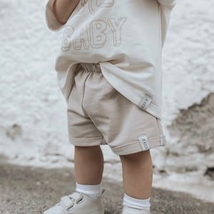 Shorts light beige, summer shorts, summer pants, shorts, children's pants, children's clothing image 1