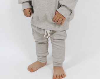 Slim Harem Pants Ripped Grey, Children's Pants, Leisure Pants, Slim Harem Pants, Pants