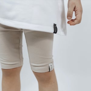 Cycling shorts light beige, shorts, trousers image 1