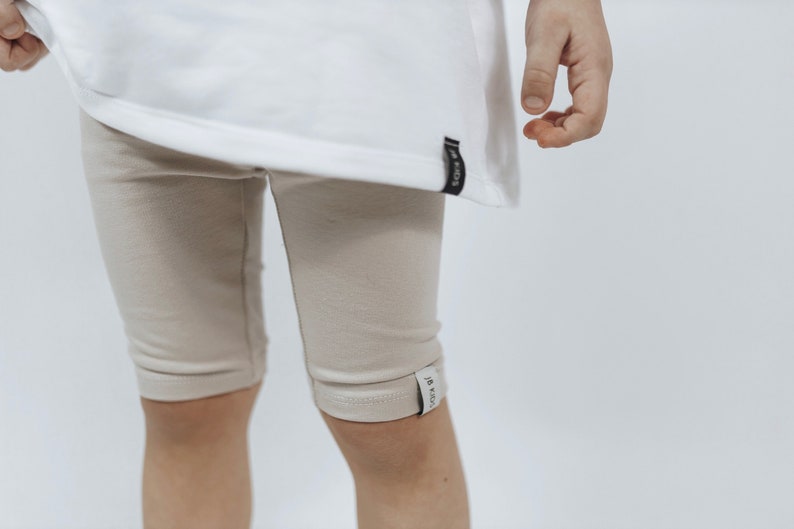 Cycling shorts light beige, shorts, trousers image 1