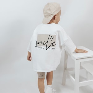 T-Shirt Oversize Sourire, T-Shirt, Chemise, T-Shirt Enfant image 5