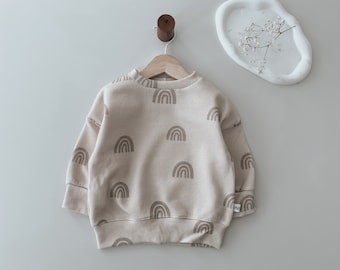 Sofort Verfügbar, Oversize Sweater Regenbogen, Sweater, Sweatshirt, Größe 74