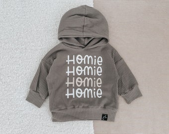 Immediately available, hoodie soft waffle grey, size 68