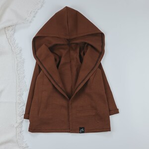 Immediately available, cardigan Little Darling, color brown, size 74, cardigan Stardust, sweat jacket, winter jacket image 2