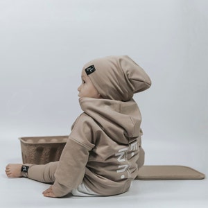 Oversize Hoodie Unique, Hoodie, Pullover, Dark Beige image 8