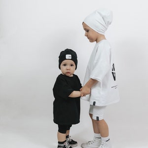 Oversize T-Shirt Toddler Vibes Black, shirt, summer shirt image 7