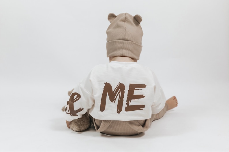 Oversize sweater YOU & ME, sweater, children's sweater image 2