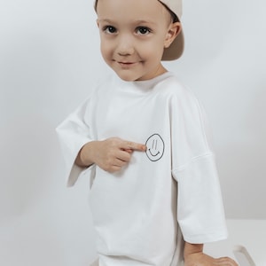 T-Shirt Oversize Sourire, T-Shirt, Chemise, T-Shirt Enfant image 3