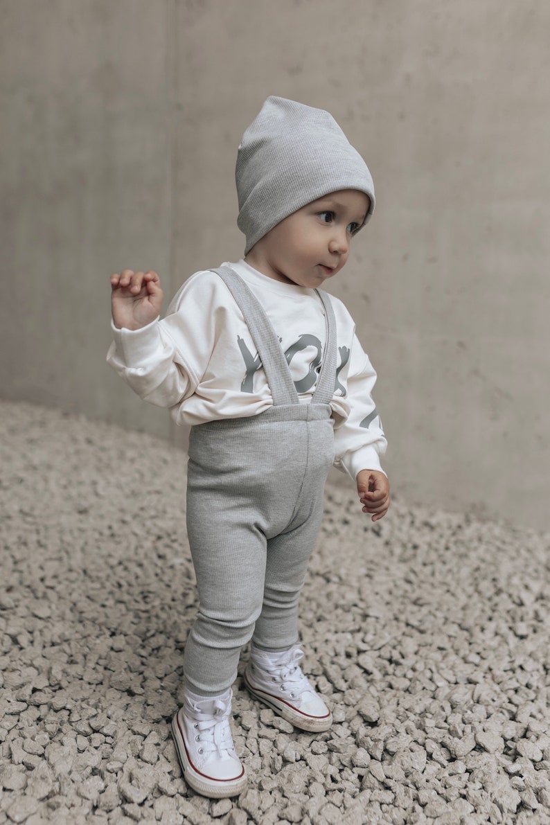 Oversize sweater YOU & ME, sweater, children's sweater Creme - Grau