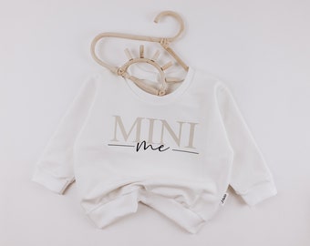 Oversize Sweater Mini Me Sand Creme-Weiß