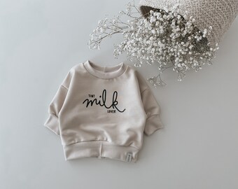 Immediately available, Oversize Sweater Milk Lover, Sweatshirt, size 56