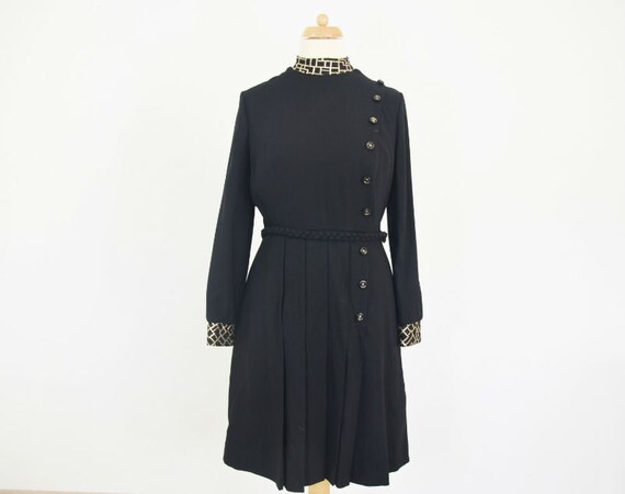 Russian dress of wool, 80s