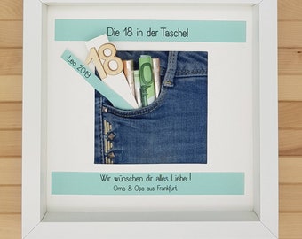 Gutschein Geldgeschenk Geburtstag Bilderrahmen Etsy