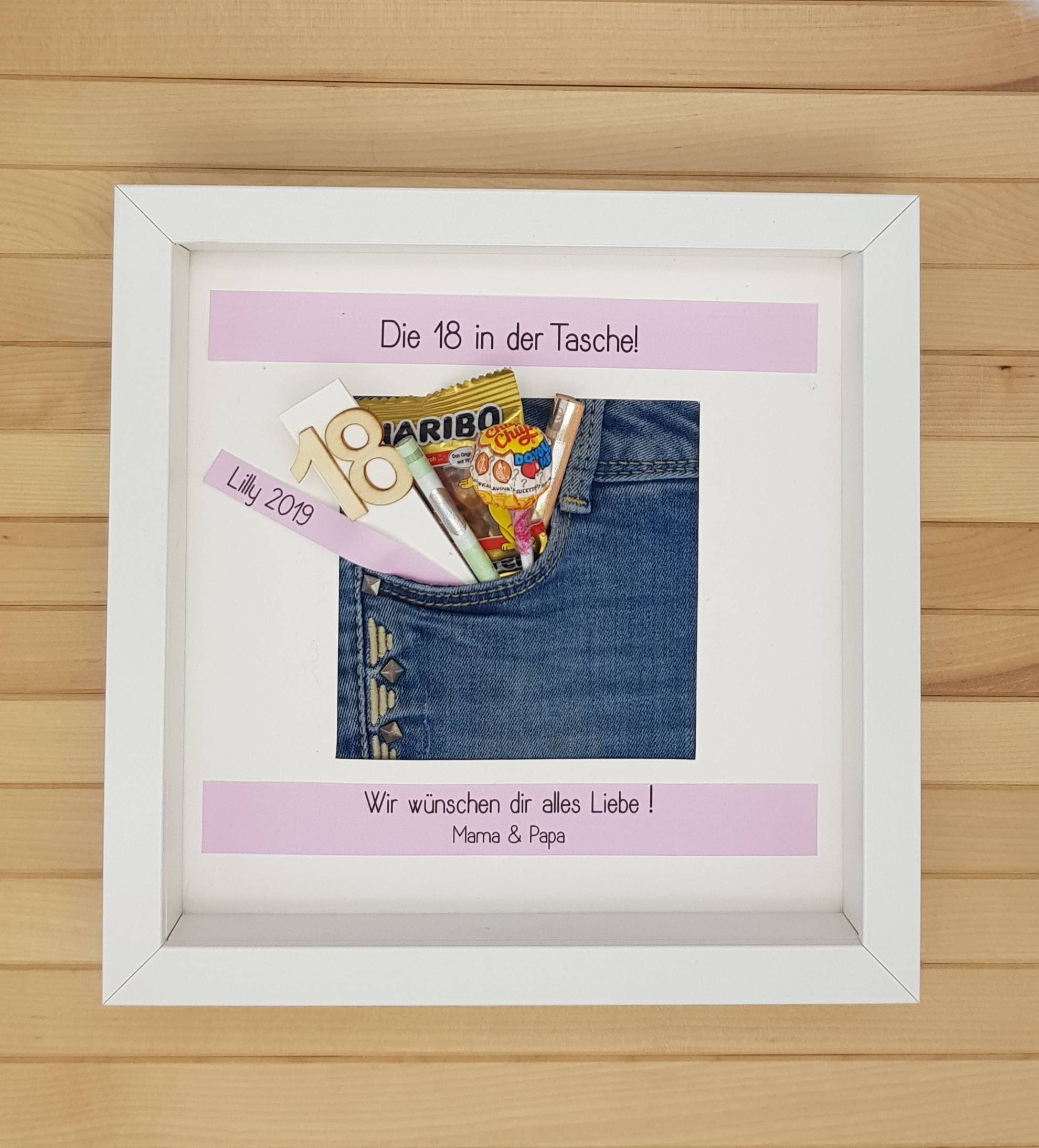 Geldgeschenk zum 18. Geburtstag personalisiert Geschenk im Etsy