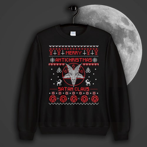 satanic xmas sweater