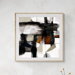 Abstract Wall Art, Abstract Printable Art, Abstract Print, Modern Contemporary Wall Decor, Square Abstract Painting Download