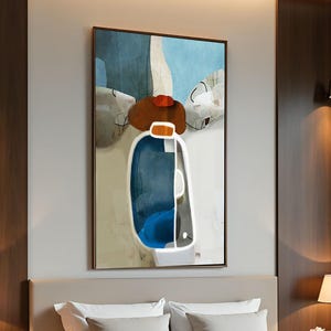 Modern abstract wall art for instant download, Contemporary printable art, Abstract art print