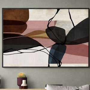 Printable wall art, Abstract print, Minimalist printable painting, Large abstract wall decor, Modern abstract art, 40x40, 24x36, 30x40