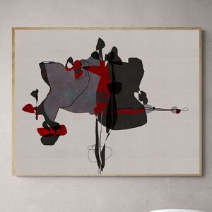 Abstract wall art download, Printable abstract, Abstract print, Contemporary art print, Large abstract wall decor, 40x30 abstract art print