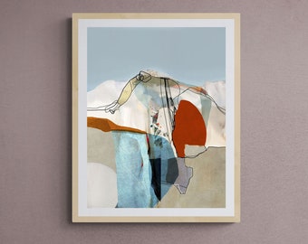 Modern Abstract Art Print: Contemporary Home Decor (16x24 Print, Digital Download)