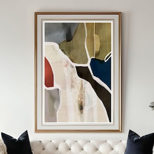 Modern abstract printable painting for instant download, Contemporary abstract art print, Printable wall art
