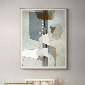 Printable minimalist wall art, Neutral tones abstract minimalist print, Modern abstract art print, Abstract neutral art print