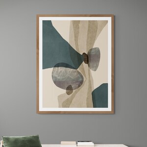 Abstract neutral art print, Boho neutral tones wall art print, Scandinavian design printable art, Abstract Boho decor, Instant download art