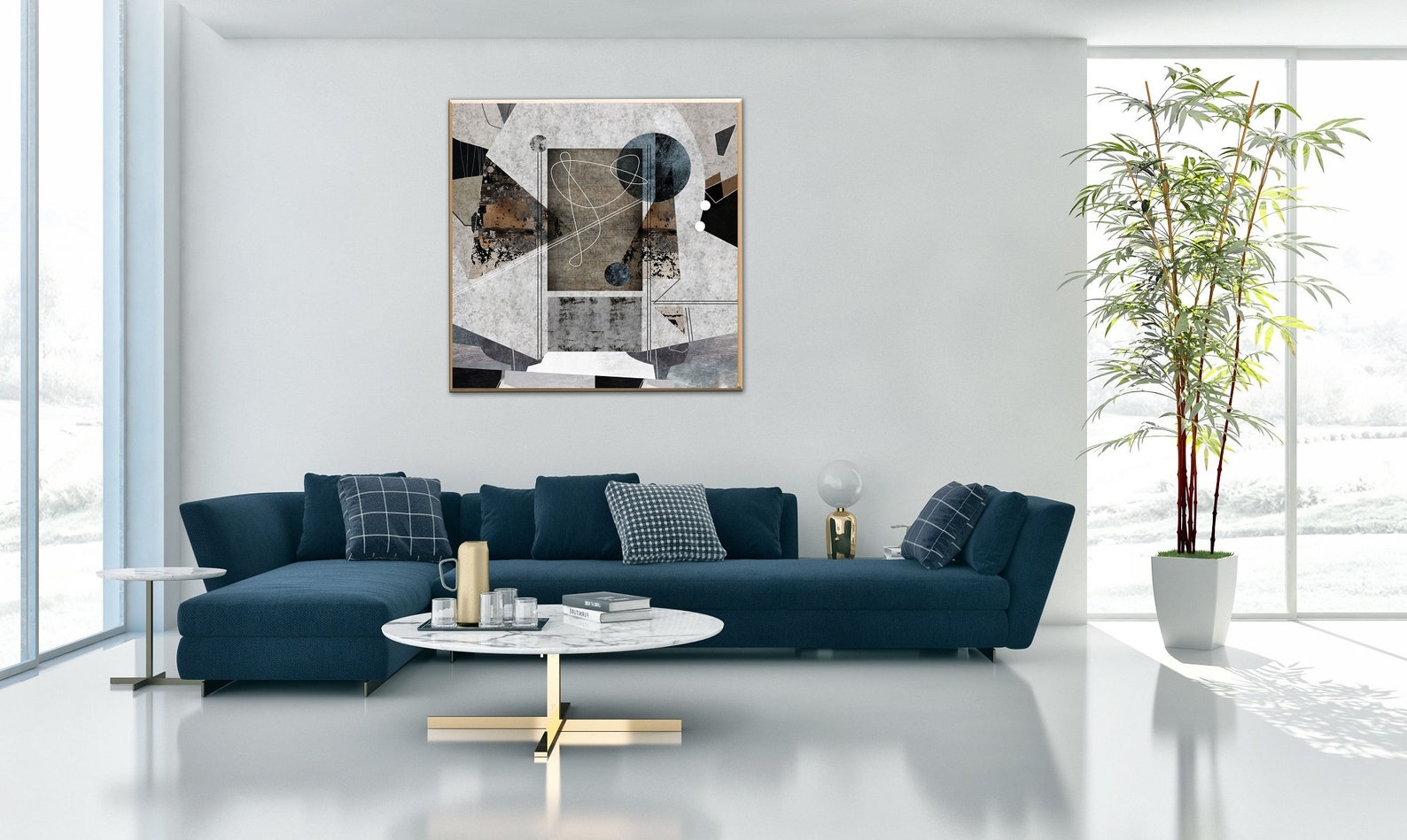 Printable Abstract Art Large Square Abstract Wall Art Etsy