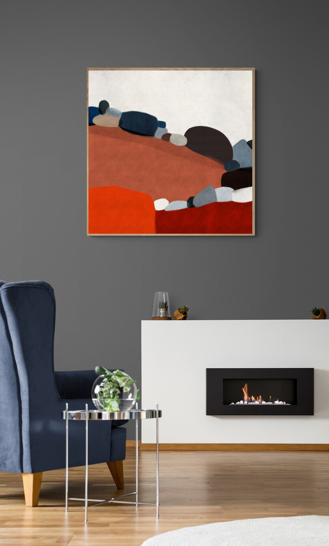 Large Colorful Abstract Printable Wall Art for Instant - Etsy