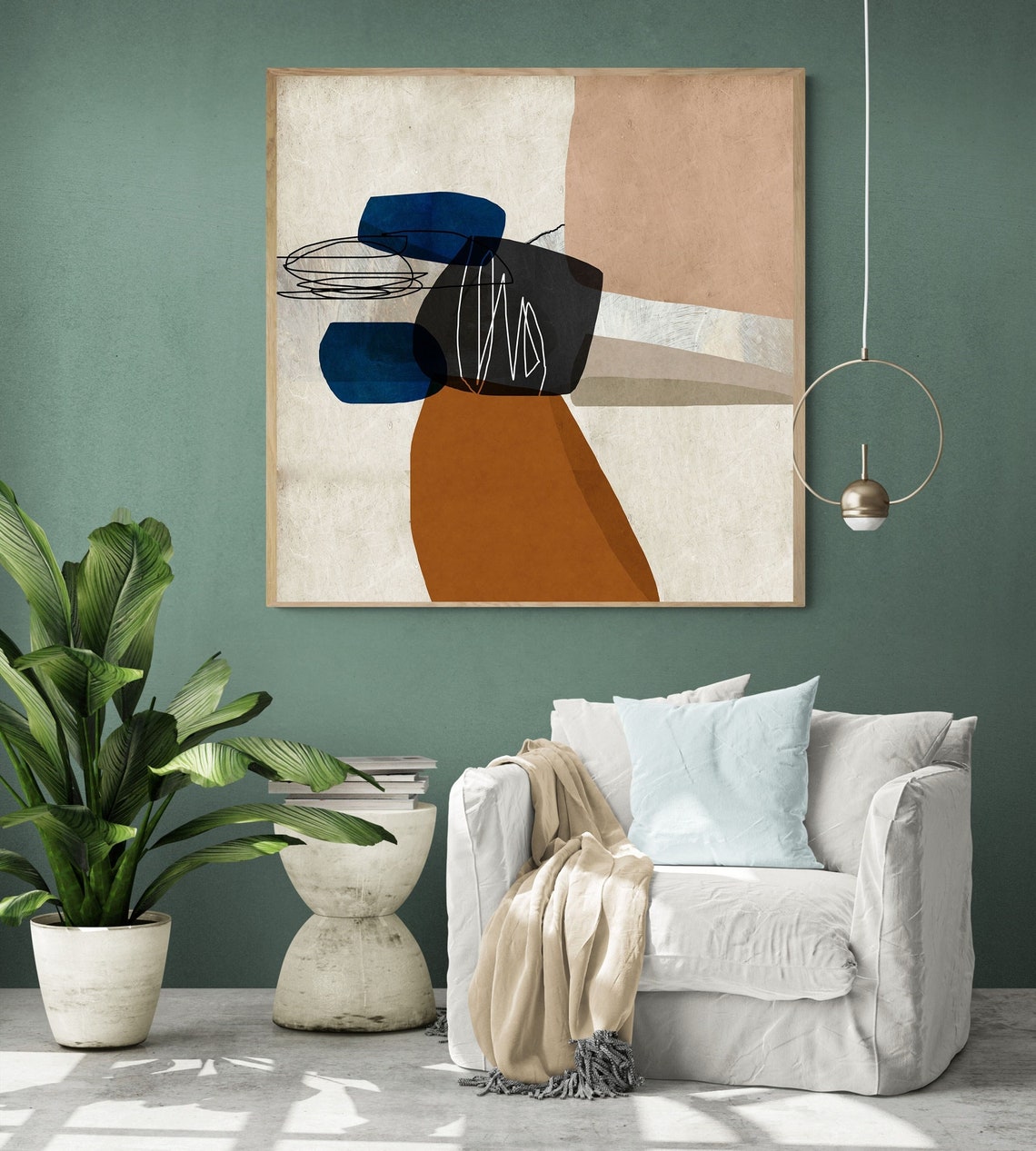 Large Abstract Wall Art Large Printable Abstract Painting - Etsy