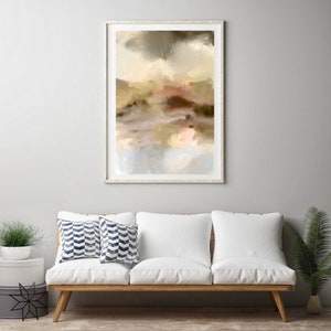 Landscape Painting Printable Landscape Wall Art Abstract - Etsy