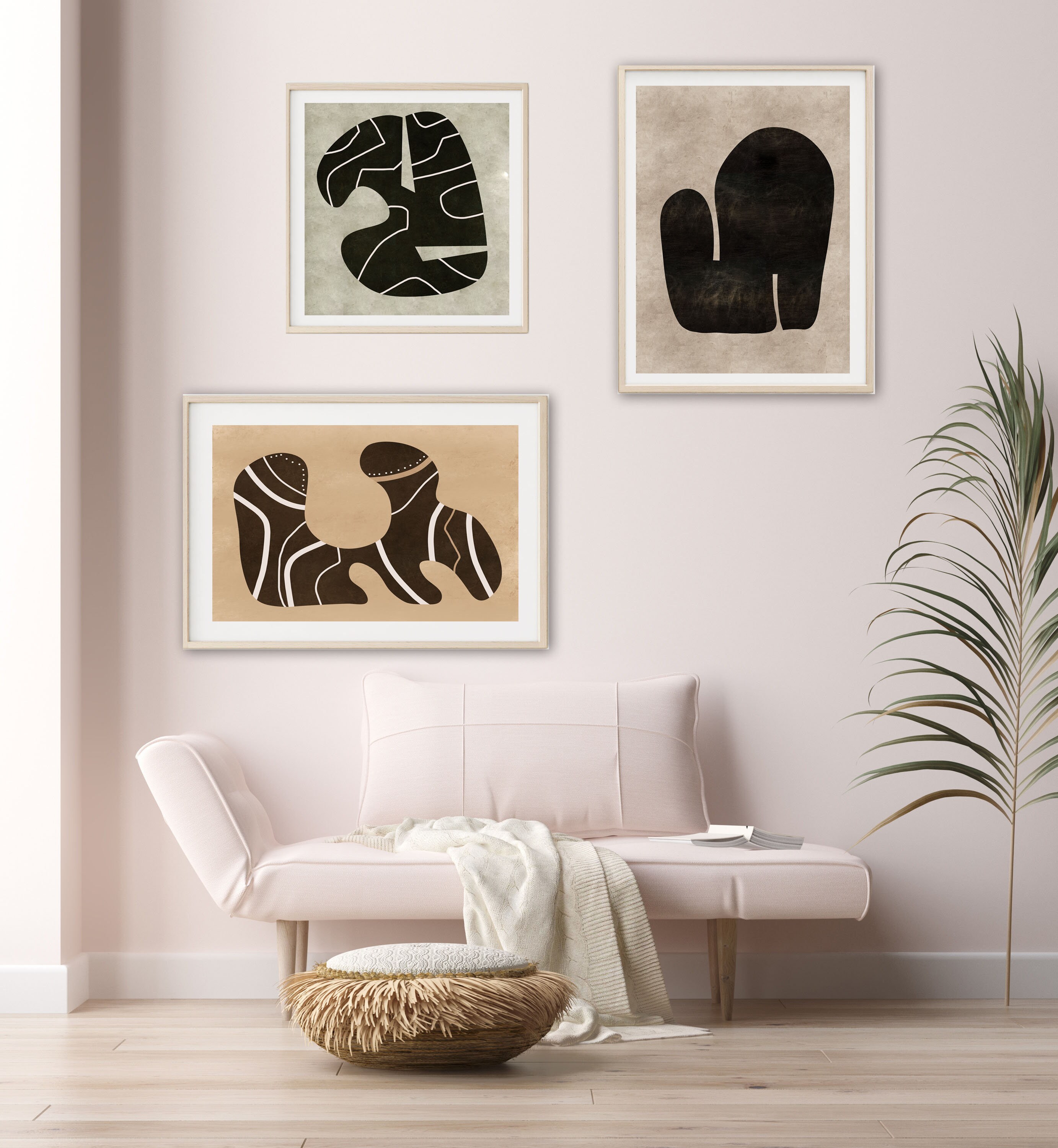 Set of 3 Minimalist Prints Gallery Wall Minimalist Printable Etsy