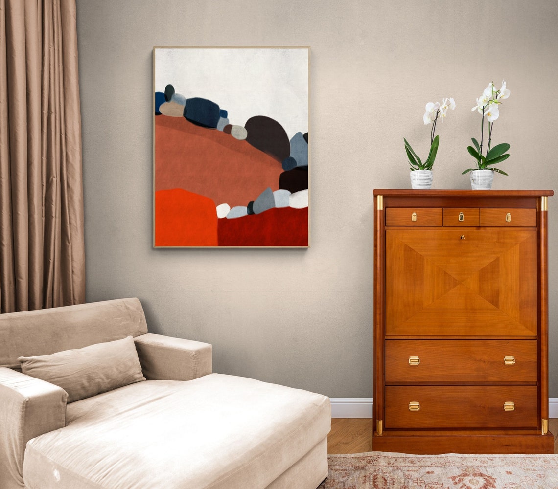 Large Colorful Abstract Printable Wall Art for Instant - Etsy