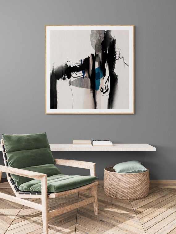 Printable Abstract Wall Art Brushstroke Art Abstract | Etsy