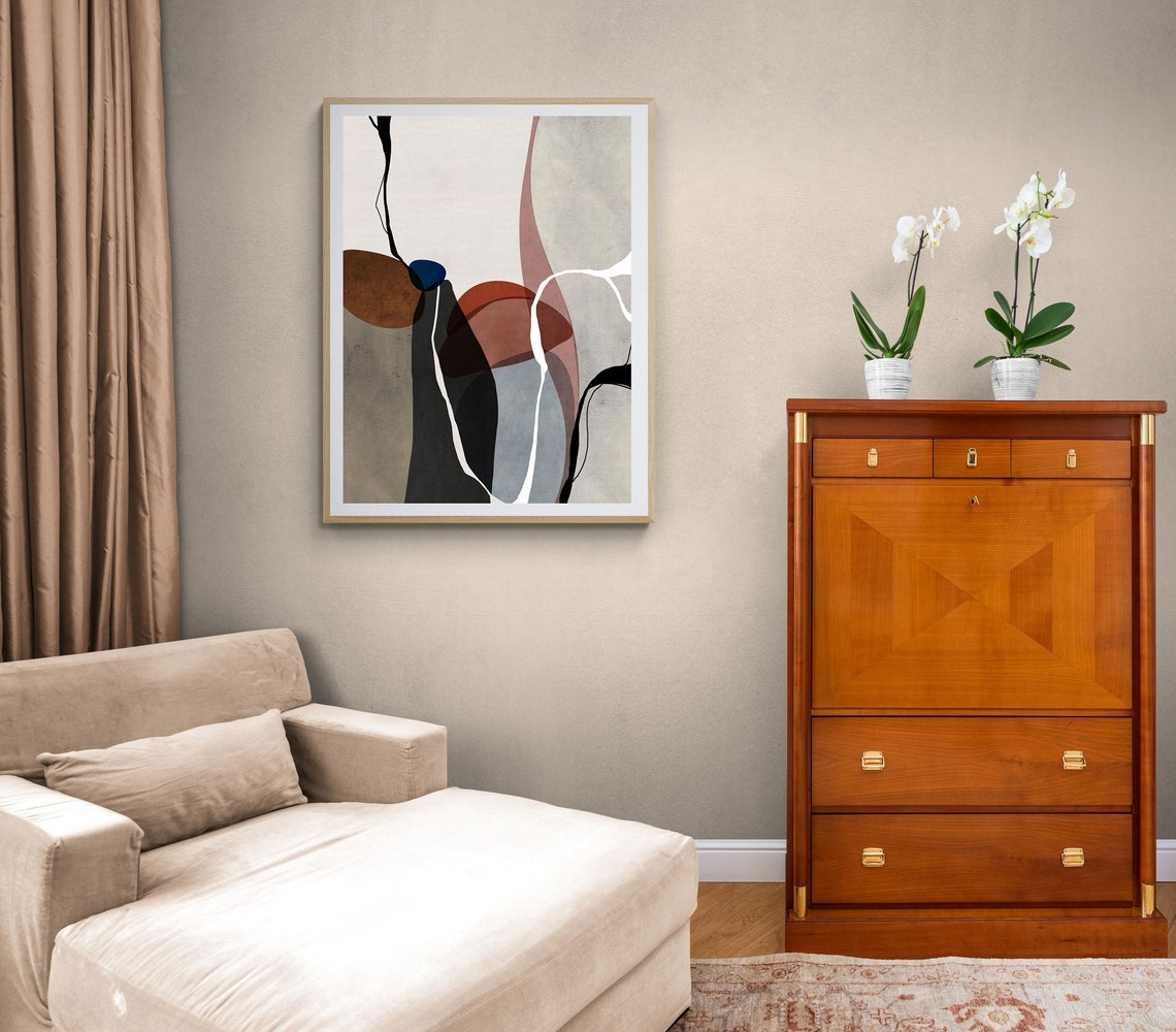 Abstract Printable Art Large Abstract Art Print for Instant - Etsy