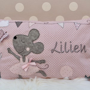 Cuddly cushions, mouse cushions, birth cushions, children's cushions, baby cushions, name cushions, from tiny little giants
