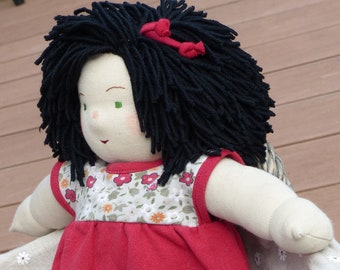 Doll with black hair (No. 17078)