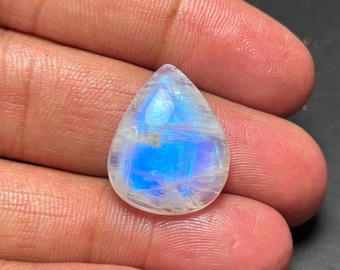 Rainbow Moonstone Cabochon: Loose Gemstone for Jewelry Making