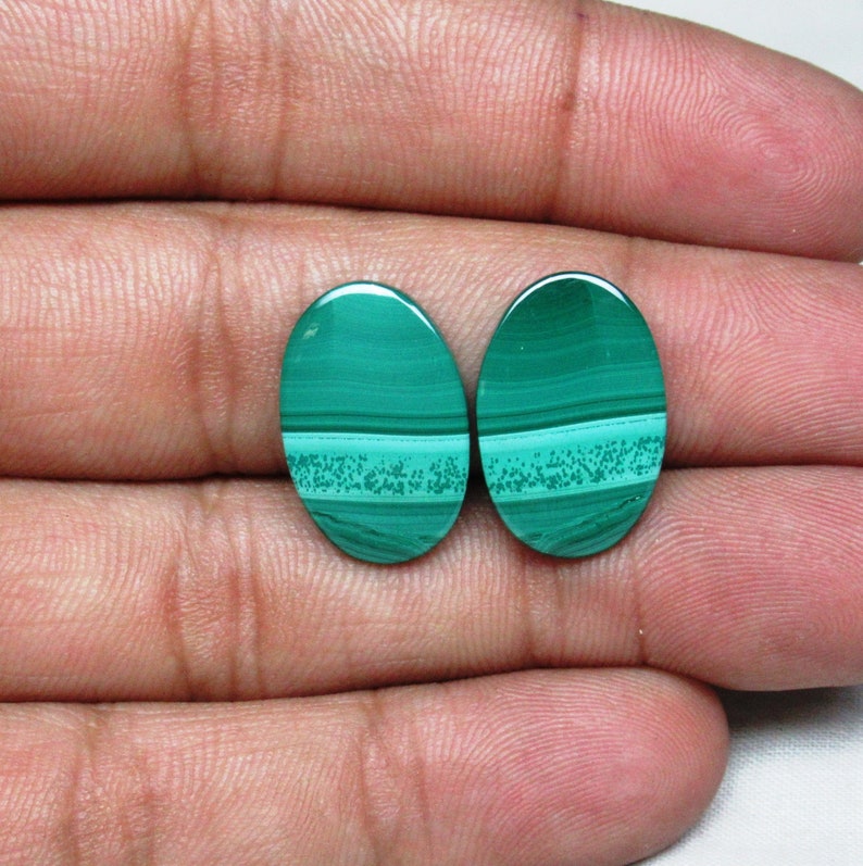 12x20 Mm Natural American Jasper Matching Pair Stone ~ American Pair Cabochon ~ Rectangle Shape ~ Flat Back ~ Loose Matching Stone