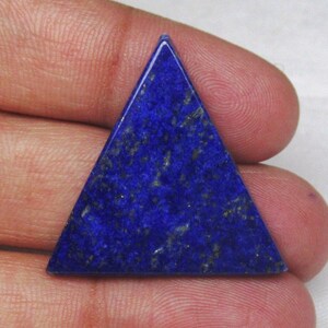 Natural Lapis Lazuli Cabochon: Handmade Blue Gemstone for Jewelry