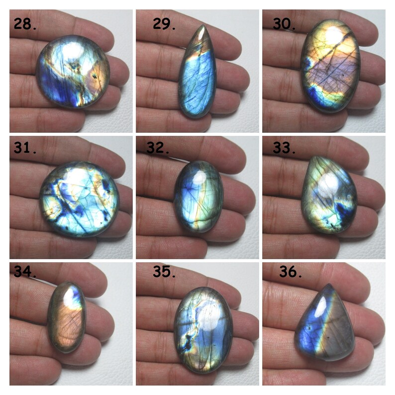 Multi Labradorite Blue Labradorite Loose GEMSTONE