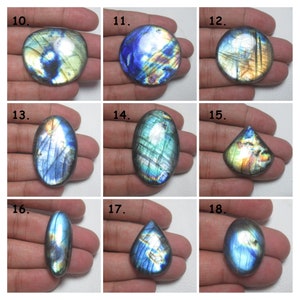 Multi Labradorite Blue Labradorite Loose GEMSTONE