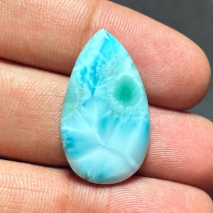 Lariat Tropfen Edelstein Cabochon 17x29x4 mm #12801