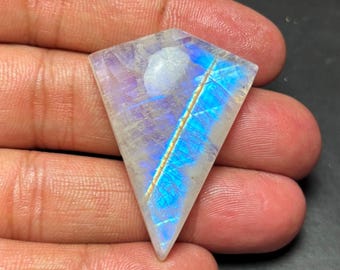 Rainbow Moonstone Cabochon: Flashy Gemstone for Jewelry Making