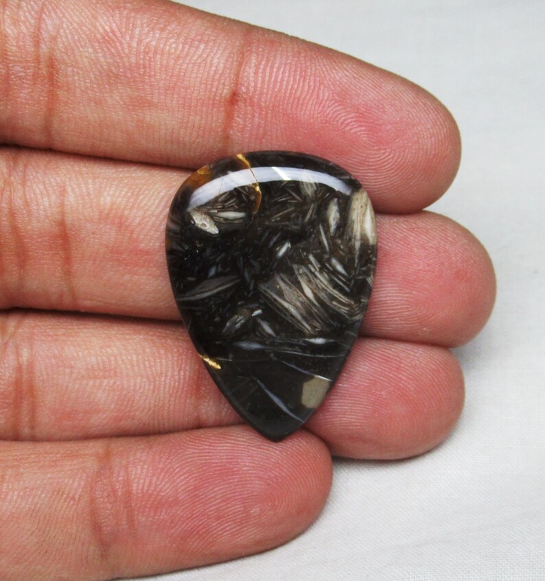 Bat Cave Jasper Gemstone Cabochon Flat Back Gemstone Size 23 X Etsy